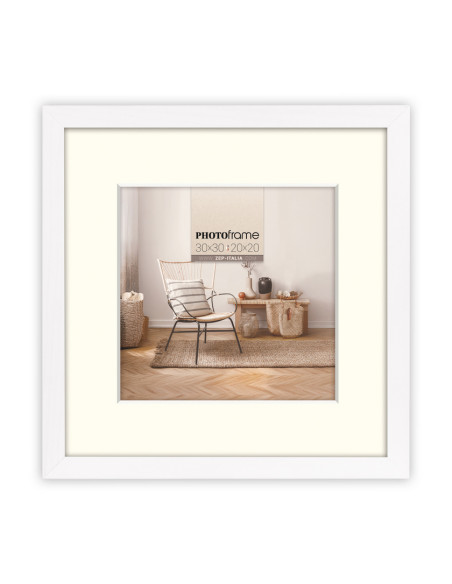 V4530W cornice per quadro Cornice per foto singola Bianco