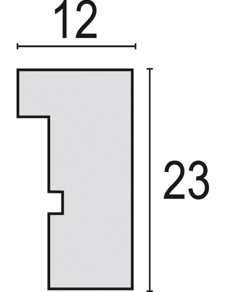 V4530W cornice per quadro Cornice per foto singola Bianco