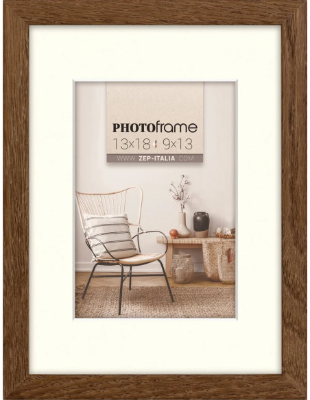 V4546D cornice per quadro Cornice per foto singola Marrone