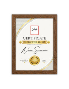 ZEP CORNICE V4729N 29,7X42 CERTIFICATE BROWN