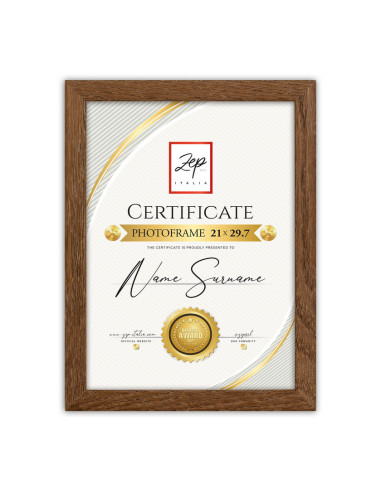 ZEP CORNICE V4729N 29,7X42 CERTIFICATE BROWN