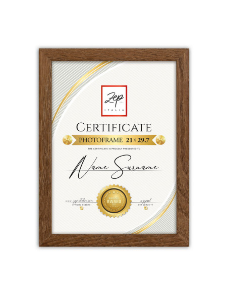 ZEP CORNICE V4729N 29,7X42 CERTIFICATE BROWN