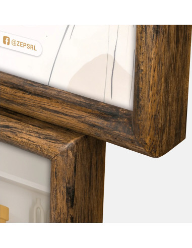 ZL486 cornice per quadro Cornice per foto multipla Marrone