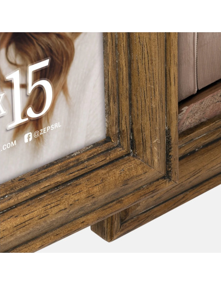 ZL496 cornice per quadro Cornice per foto multipla Marrone