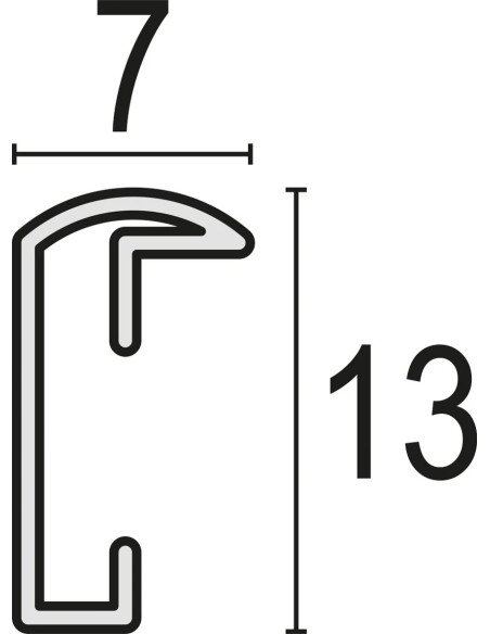 AL1B21 cornice per quadro Cornice per foto singola Argento