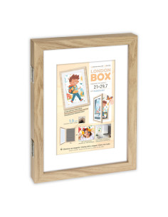 ZEP CORNICE MRN82 14X21,5/21X29,7 (24,5X33X4) LONDON BOX NATURAL