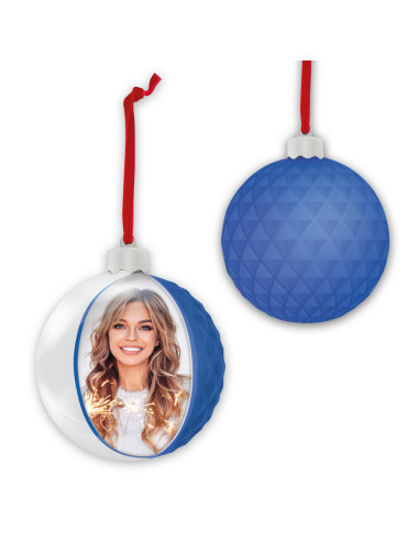 ZEP CORNICE SF129B 10X10 PHOTO DIAMOND BLU CHRISTMAS NATALE