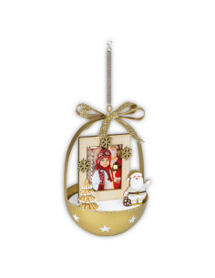 ZEP CORNICE LG24G 3,5X4,5 (D.8 H12,5) WILSON GOLD CHRISTMAS NATALE