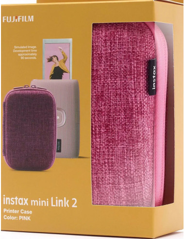FUJI BORSA INSTAX MINI LINK 2 CASE SOFT PINK EX D