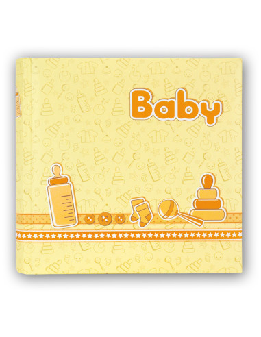 ZEP ALBUM BE2420N 24X24 BEBE' PERGAMIN 20F ORANGE