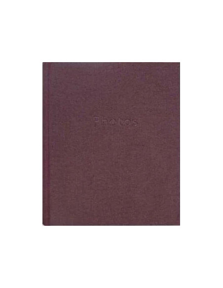 ZEP ALBUM Q5828 29X31 LINEN PERGAMIN 30F BORDEAUX CON VELINA