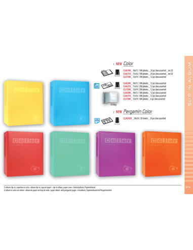 ZEP ALBUM CL46200 10X15 COLOR SLIP-IN 200F