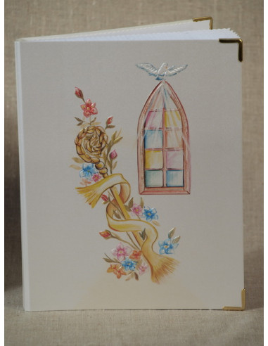 EDICART MINIALBUM 600.15 CR 19,6X25/15 CRESIMA