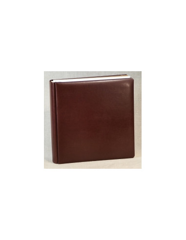 EDICART ALBUM 33X33 50F NOZZE ECOPELLE MARRONE C/VELINA
