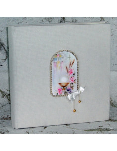 EDICART ALBUM A33604 33X33/40+4 COMUNIONE CALICE COLORATO