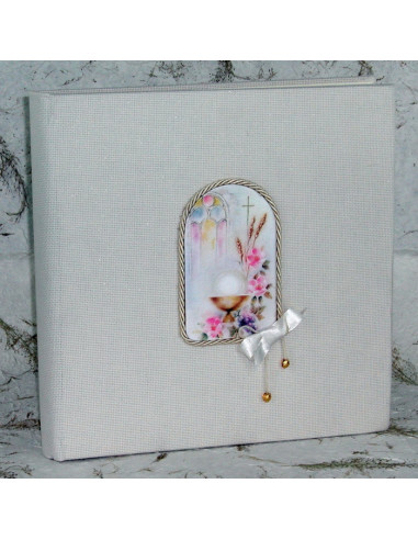 EDICART ALBUM A33604 33X33/40+4 COMUNIONE CALICE COLORATO