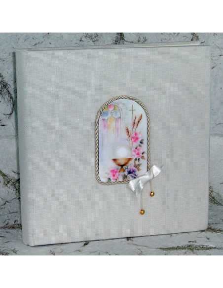 EDICART ALBUM A33604 33X33/40+4 COMUNIONE CALICE COLORATO