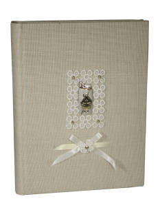 EDICART ALBUM 6132 24X30/30 CRESIMA JUTA NEUTRO