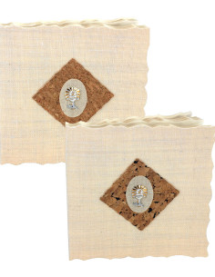 EDICART MINIALBUM 655S.15 22X23 15F JUTA NATURALE