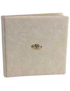 EDICART ALBUM 33X33 30F AVORIO 50° ANNIVERSARIO