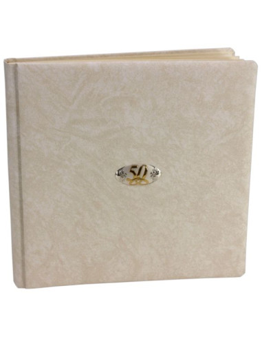 EDICART ALBUM 33X33 30F AVORIO 50° ANNIVERSARIO