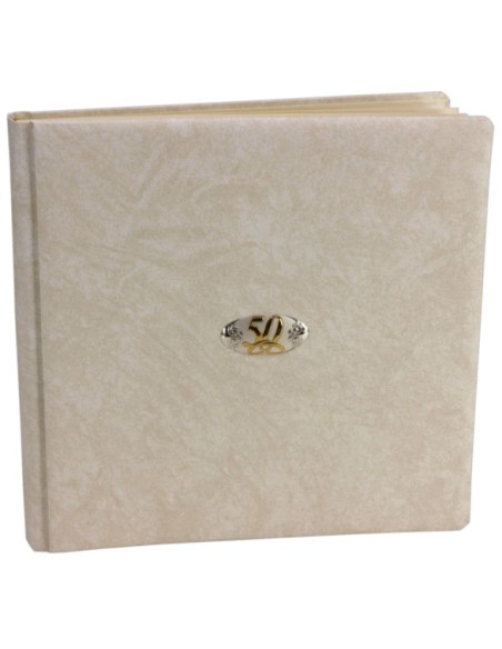 EDICART ALBUM 33X33 30F AVORIO 50° ANNIVERSARIO