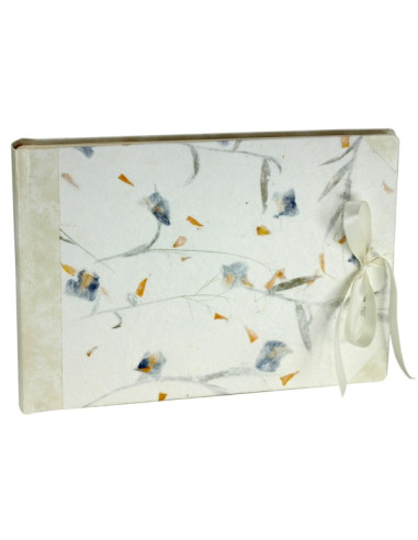 EDICART ALBUM 35X24,5 30F CARTA RISO ECRU C/VELINA