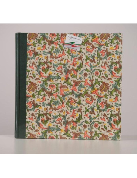BANDINELLI ALBUM S753 33X33 30F CARTA FANTASY VERDE FIORI COLORATI 3860.50