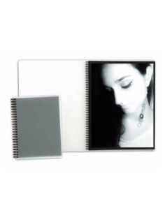 SVAR 25602081 ALBUM KATE PORTFOLIO 25X33/12 FOGLI NERI