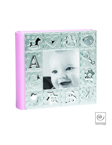 MASCAGNI ALBUM+PORTAFOTO 281ALB C 10X15 100F ROSA