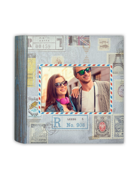 ZEP ALBUM KG25R 25X25 MISTY SPIRAL 25F ROSSO PAGINE NERE