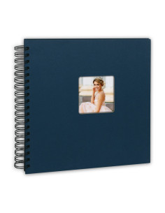 ZEP ALBUM KG21R 21X16 MISTY SPIRAL 25F ROSSO PAGINE NERE