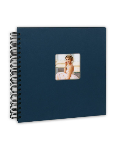 ZEP ALBUM KG21R 21X16 MISTY SPIRAL 25F ROSSO PAGINE NERE