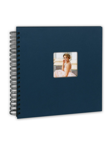 ZEP ALBUM KG21R 21X16 MISTY SPIRAL 25F ROSSO PAGINE NERE