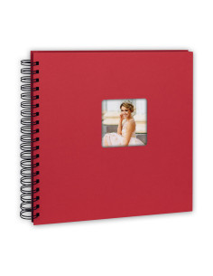 ZEP ALBUM KG25B 25X25 MISTY SPIRAL 25F BLU PAGINE NERE