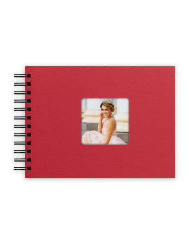 ZEP ALBUM KG21B 21X16 MISTY SPIRAL 25F BLU PAGINE NERE