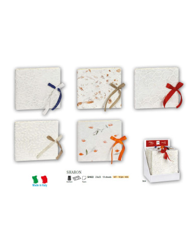 ZEP ALBUM GH622 23X23 SHARON PERGAMIN 10F KIT 10PZ