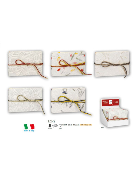 ZEP ALBUM GH617 20X15 ROMY PERGAMIN 14F KIT 10PZ