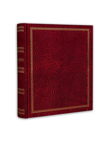 ZEP ALBUM MADRID MD233R 27X32 RING ADHESIVE ALBUM ROSSO 5F