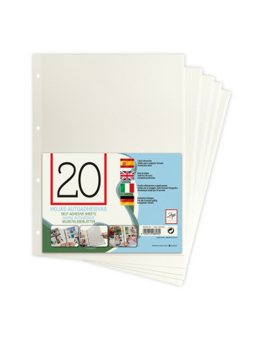 ZEP ALBUM MADRID MD20 RICARICA A4 ADHESIVE 20F