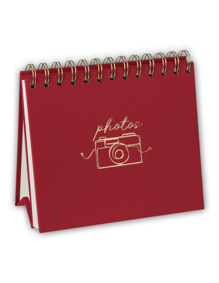 ZEP ALBUM RQ5740R DA TAVOLO 13X19 OLIVER RED A SPIRALE 40F