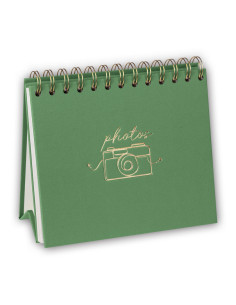 ZEP ALBUM DA TAVOLO RQ5740V 13X19 OLIVER GREEN A SPIRALE 40F