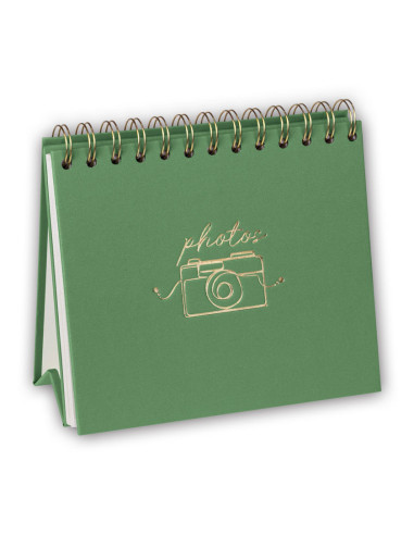 ZEP ALBUM DA TAVOLO RQ5740V 13X19 OLIVER GREEN A SPIRALE 40F