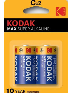 KODAK PILA 30952836 LR14 MEZZA TORCIA KC 2 MAX 1,5V 2PZ 2