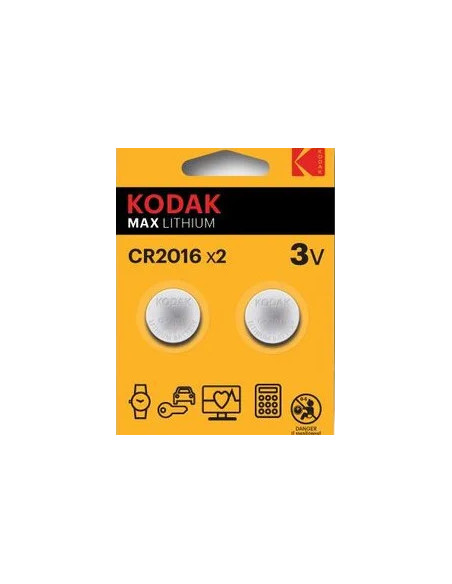 KODAK PILA 30417663 CR2016 MAX 3V 2PZ