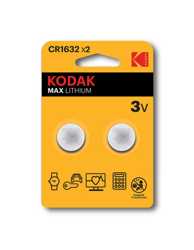 KODAK PILA 30414334 CR1632 ULTRA 3V 2PZ