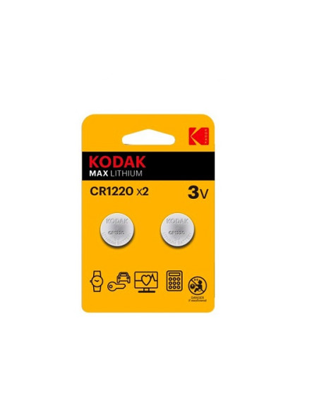 KODAK PILA 30417717 CR1220 MAX 3V 2PZ