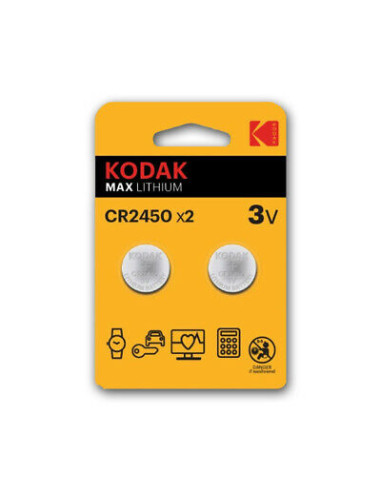 KODAK PILA 30417762 CR2450 MAX 3V 2PZ