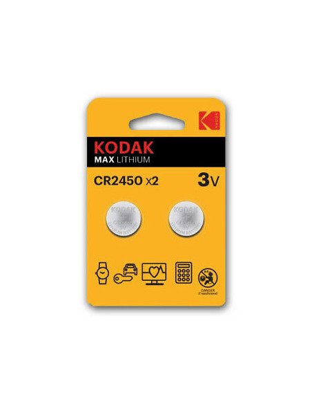 KODAK PILA 30417762 CR2450 MAX 3V 2PZ