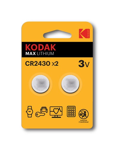 KODAK PILA 30417755 CR2430 MAX 3V 2PZ